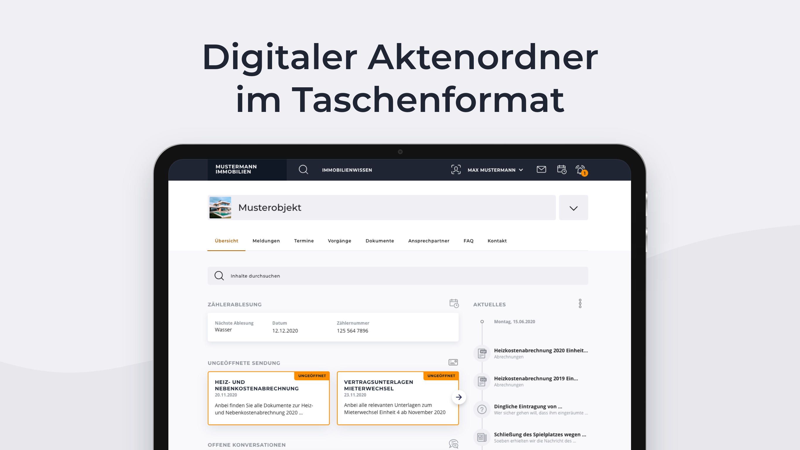 etg24 digitaler Aktenordner im Taschenformat