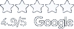 Google-Bewertung 4,9 von 5